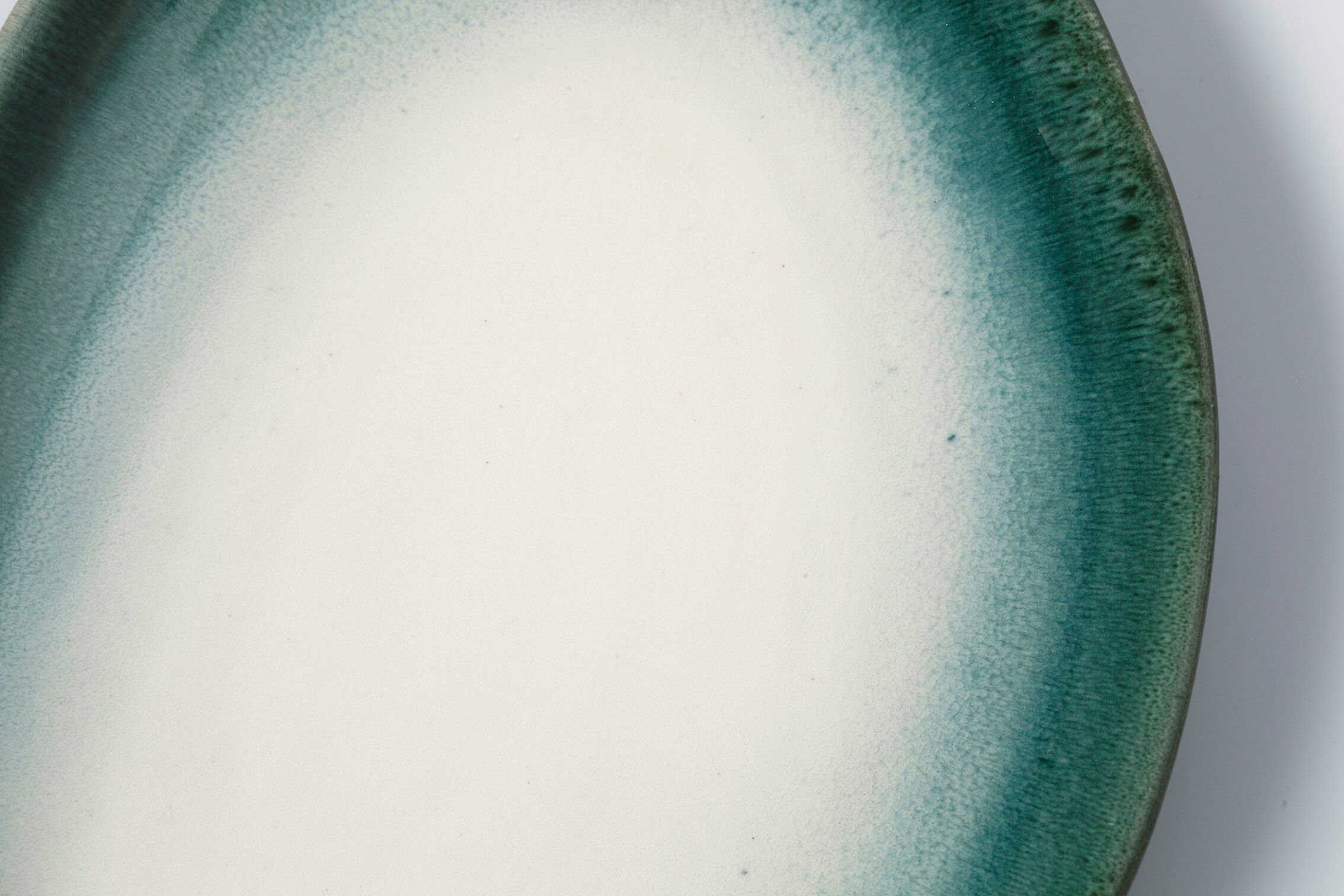 8 assiettes creuses en forme de moules celadon