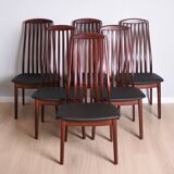Six chaises fabriquées au danemark dans les années 80/90