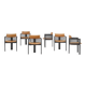 6 chaises de salle à manger par Jean Batenburg pour MI années 1970