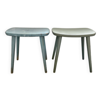 Ensemble de tabourets "Palle", design Yngve Ekström pour Stolab, Suède, années 1950