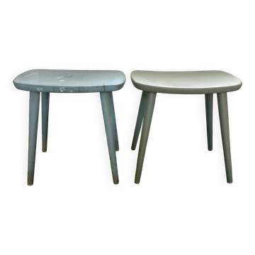 Ensemble de tabourets "Palle", design Yngve Ekström pour Stolab, Suède, années 1950