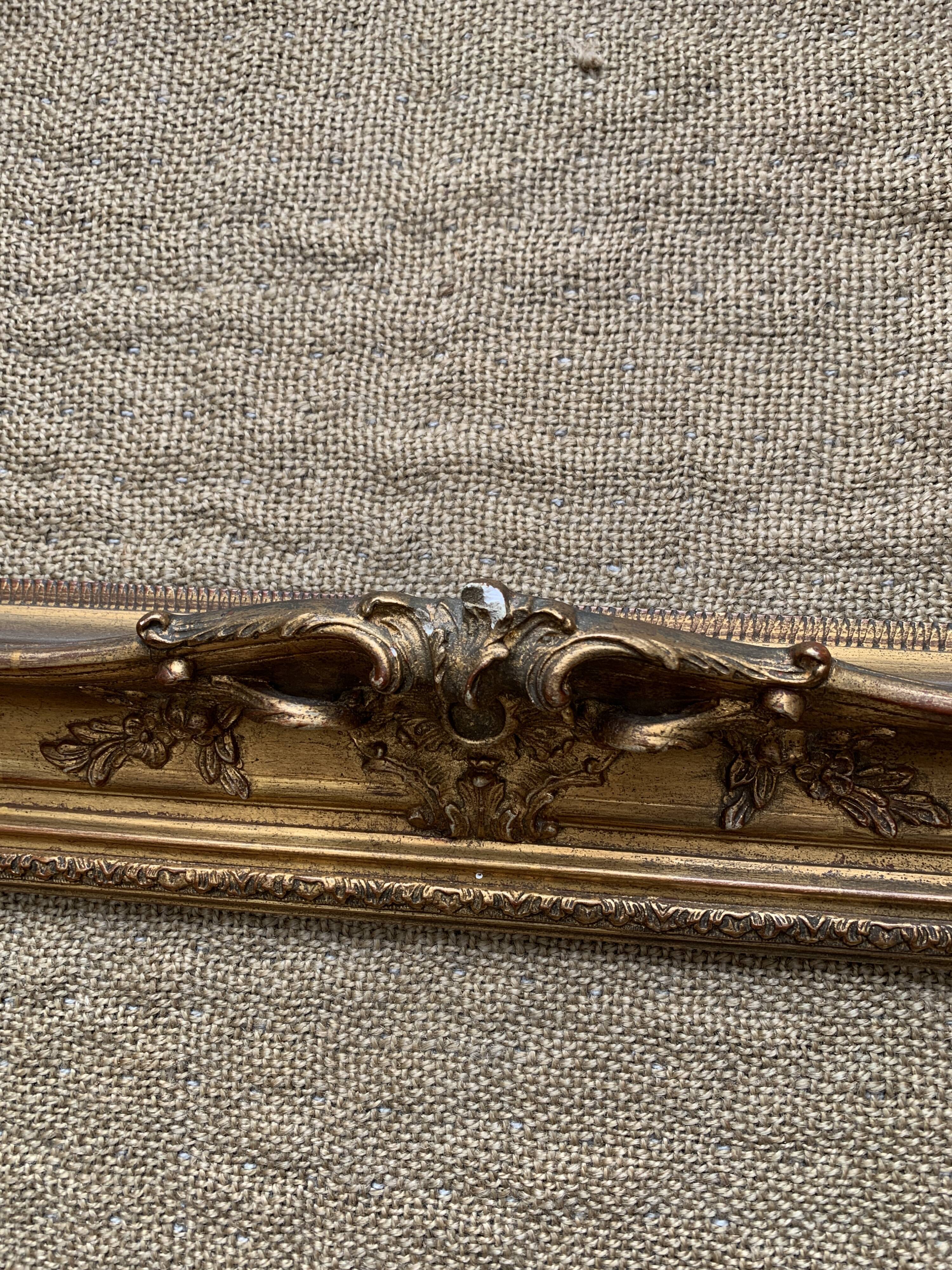Gilded wood frame