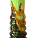 Opaline Florence vase by Carlo Moretti 70s, Italy