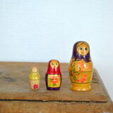 3 vintage matryoshkas