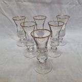 6 verres à liqueur