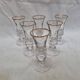 6 liqueur glasses