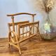 Vintage rattan magazine rack 1960/70