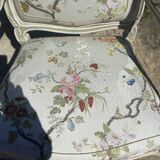 flowered bnac armchair