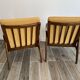 Paire de fauteuils style scandinave