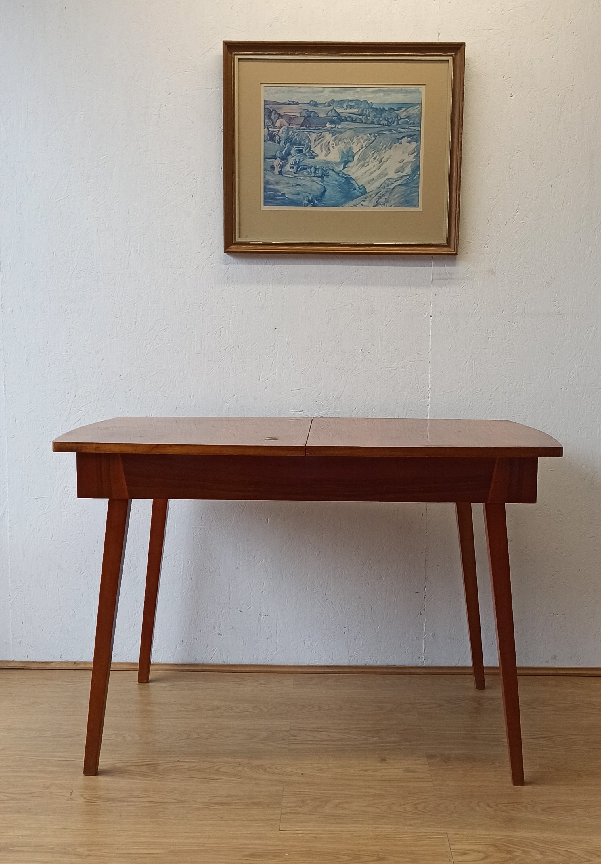 Modernist extendable dinning table  Bilea  of the 1960s.