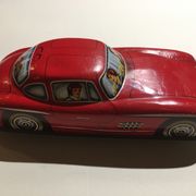 Mercedes miniature car in lithographed sheet metal