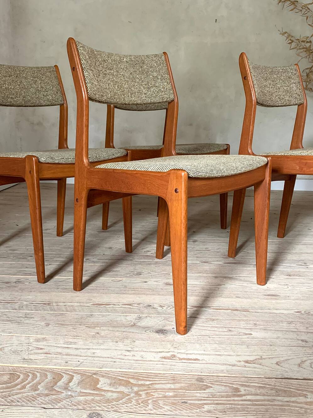 Vintage Scandinavian teak chairs