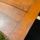 Dining farm table for 8 people in solid oak with 1 drawer 1950 200x85x79cm