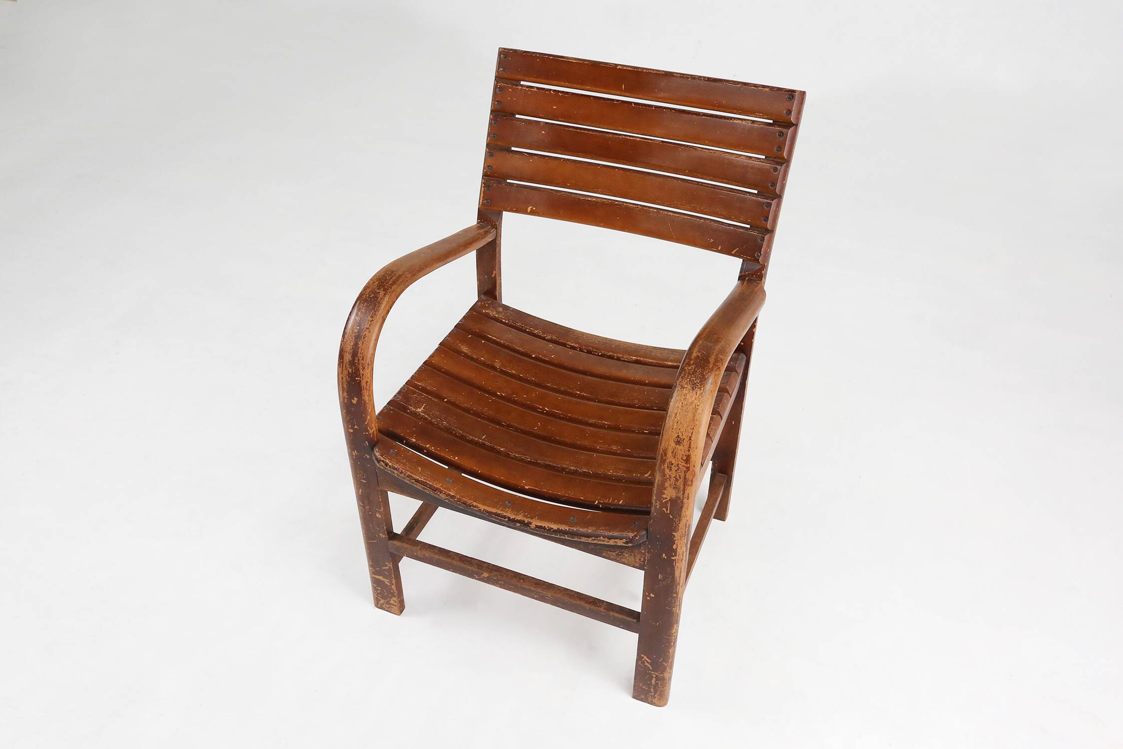 Art Deco wooden armchair 1930