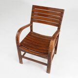 Fauteuil Art Déco en bois 1930