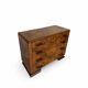 Walnut burl commode, Italian Art Deco, 1940s.