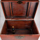 Large red laqué chest