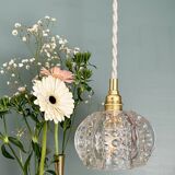Vintage glass suspension globe