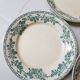 Série de 4 assiettes terre de fer model guadeloupe