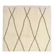 Modern Moroccan Rug, 100% Natural Undyed Wool, Custom Options Available