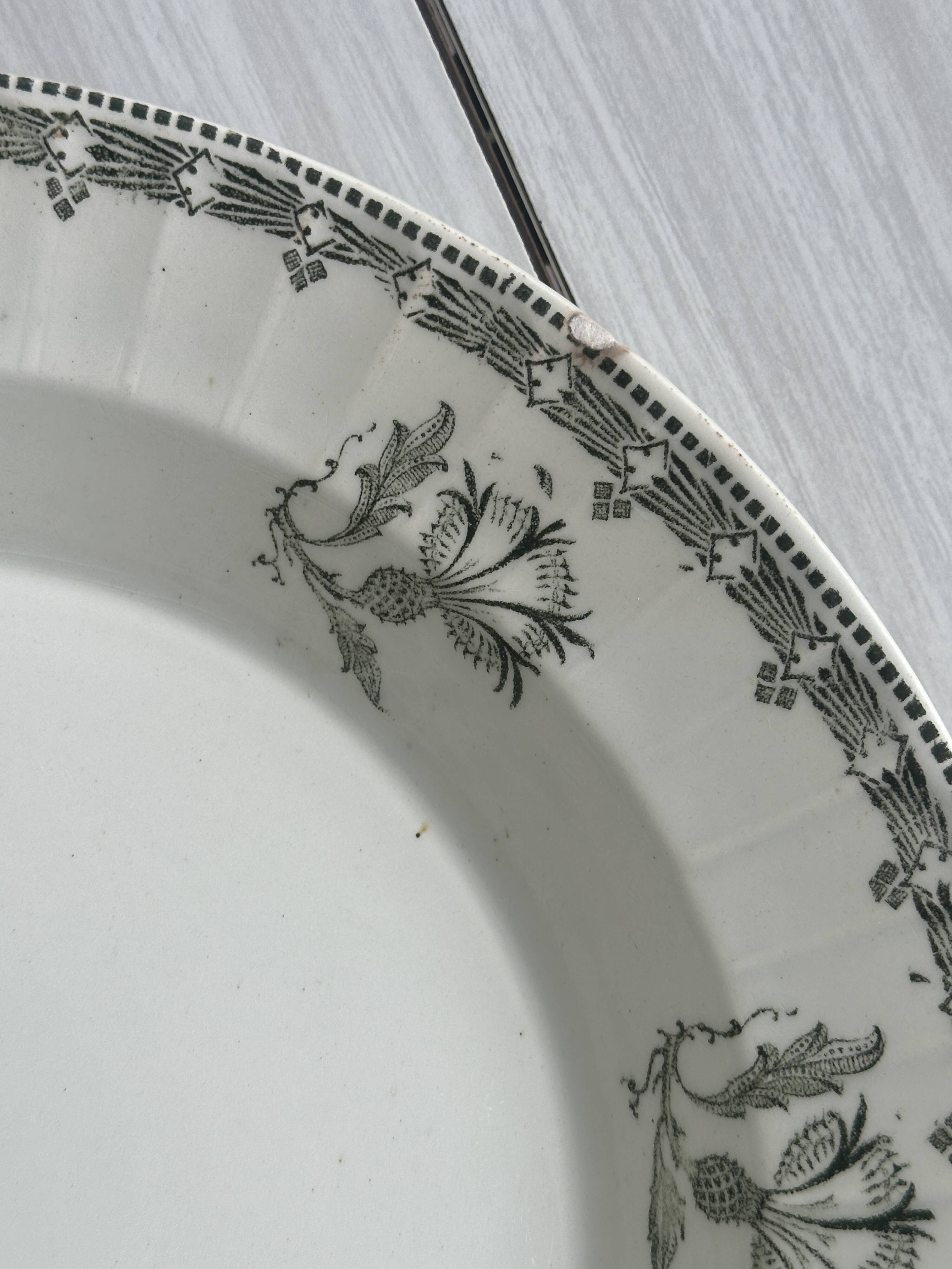 Antique ironstone dish