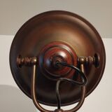 Vintage bronze halogen floor lamp