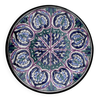 Grand plat rond - céramique de Nabeul