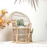 Emmanuelle miniature rattan chair