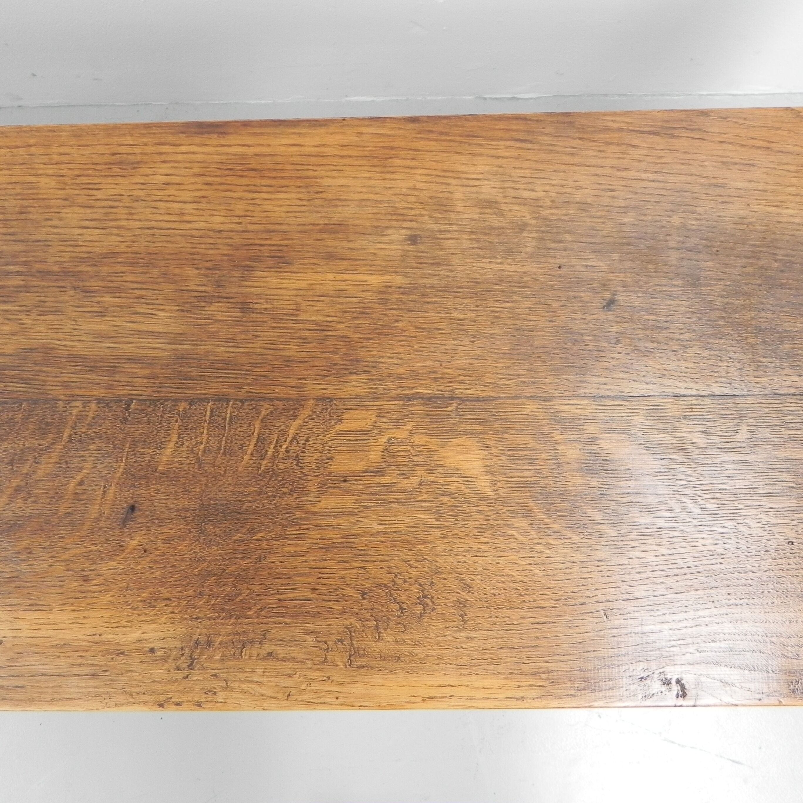 Oak cafe sofa with armrests 160 cm long