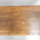 Oak cafe sofa with armrests 160 cm long