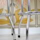 Pair of bar stools - boucle fabric