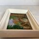 Mini painting of Bruges, Belgium, oil on wood panel.