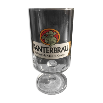 Verre à pied bière Kanterbrau 25cl