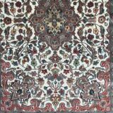 Pakistan wool carpet handmade silk rug 127x192 cm