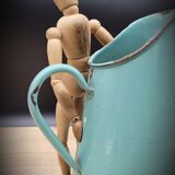 Green enamelled pitcher