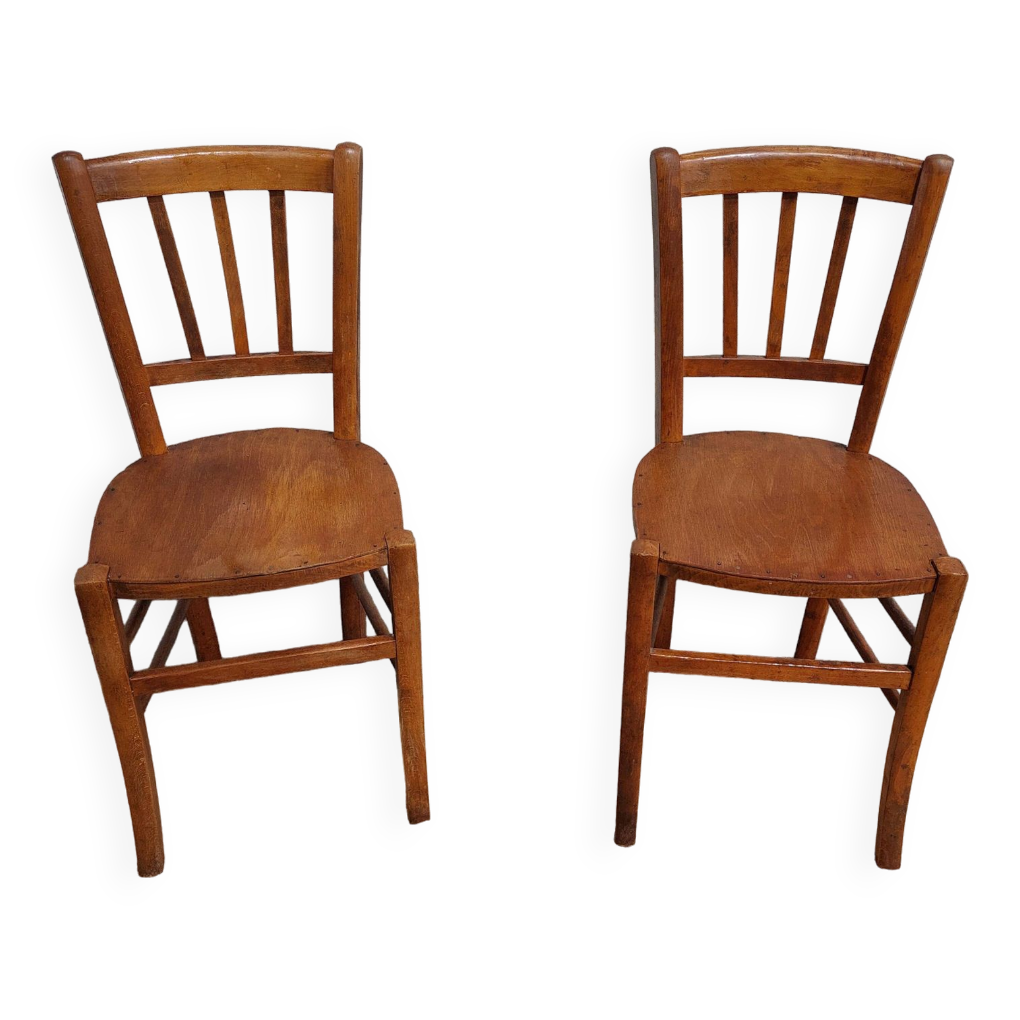 pair of bistro chairs