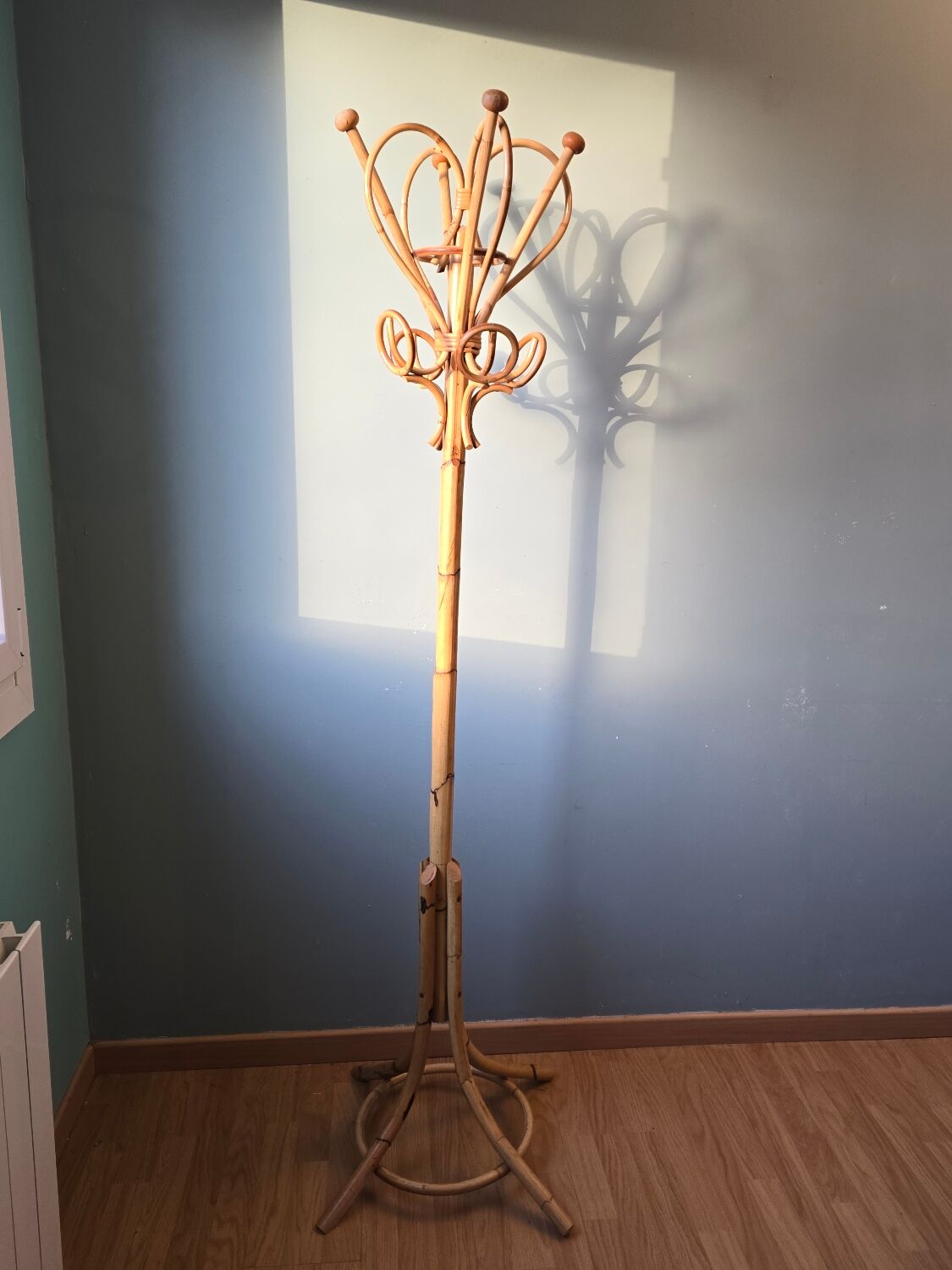 1960 bamboo coat rack