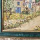 Table Oil on Canvas Landscape Cap d'Agde Villa Fleurie - Signed Ferand Bre