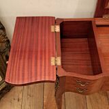 Louis XV style dressing table in marquetry