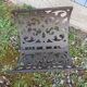 Cast iron magazine rack / wood log rack