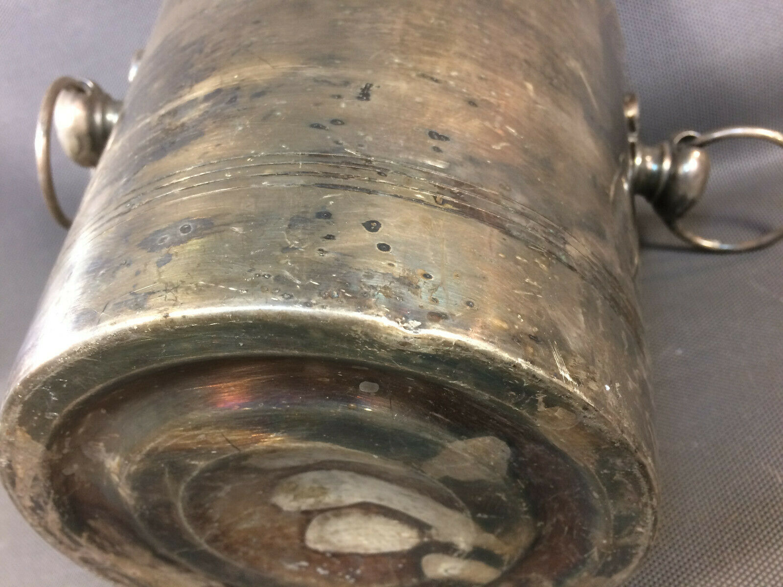 Vintage metal champagne table decoration bucket