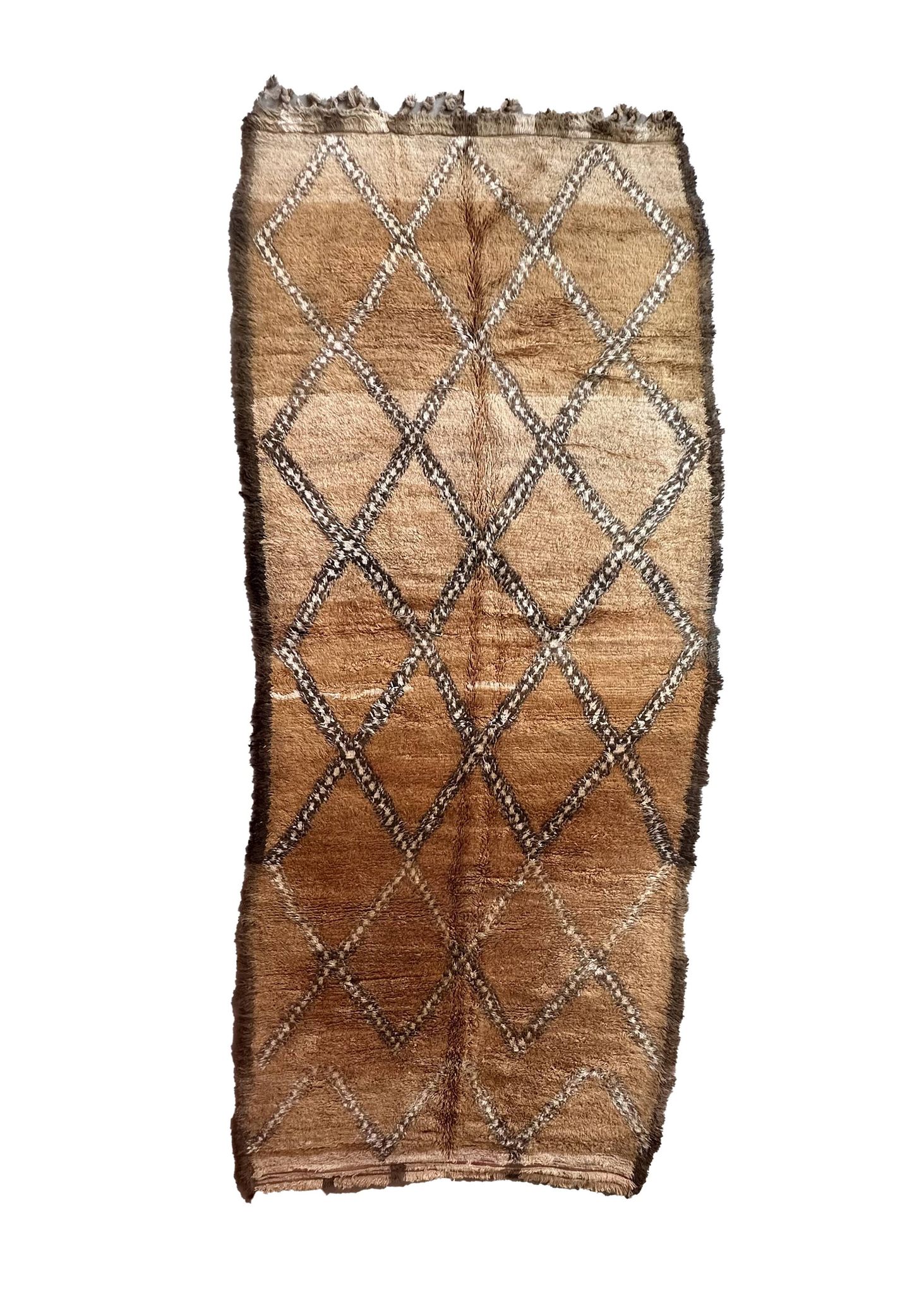 Marmoucha beige Berber rug - 424 x 170 cm