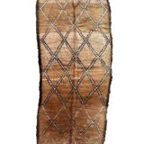 Marmoucha beige Berber rug - 424 x 170 cm