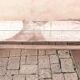 Pair of solid raw wood benches XIX