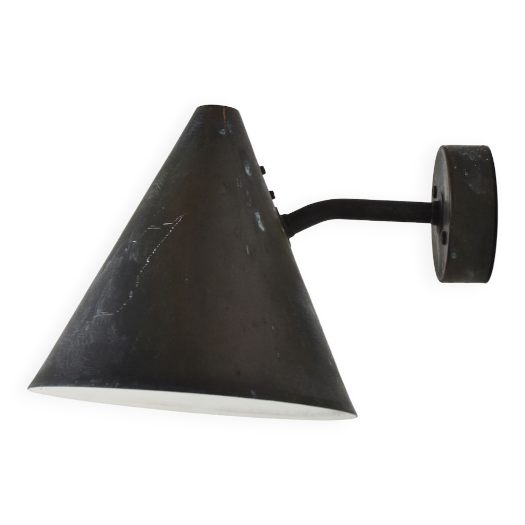 'Tratten' wall lamp by Hans Agne Jakobsson for AB Markaryd, Sweden 1950s.