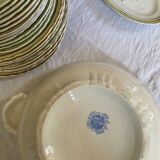 Flat porcelain plates - Moulin des Loups