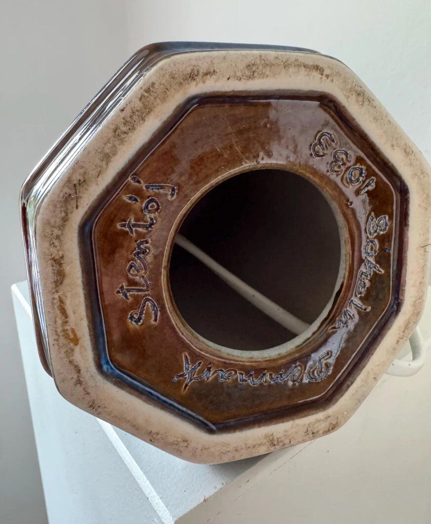 Stoneware lamp by Einar Johansen for Søholm, Denmark, 1960s