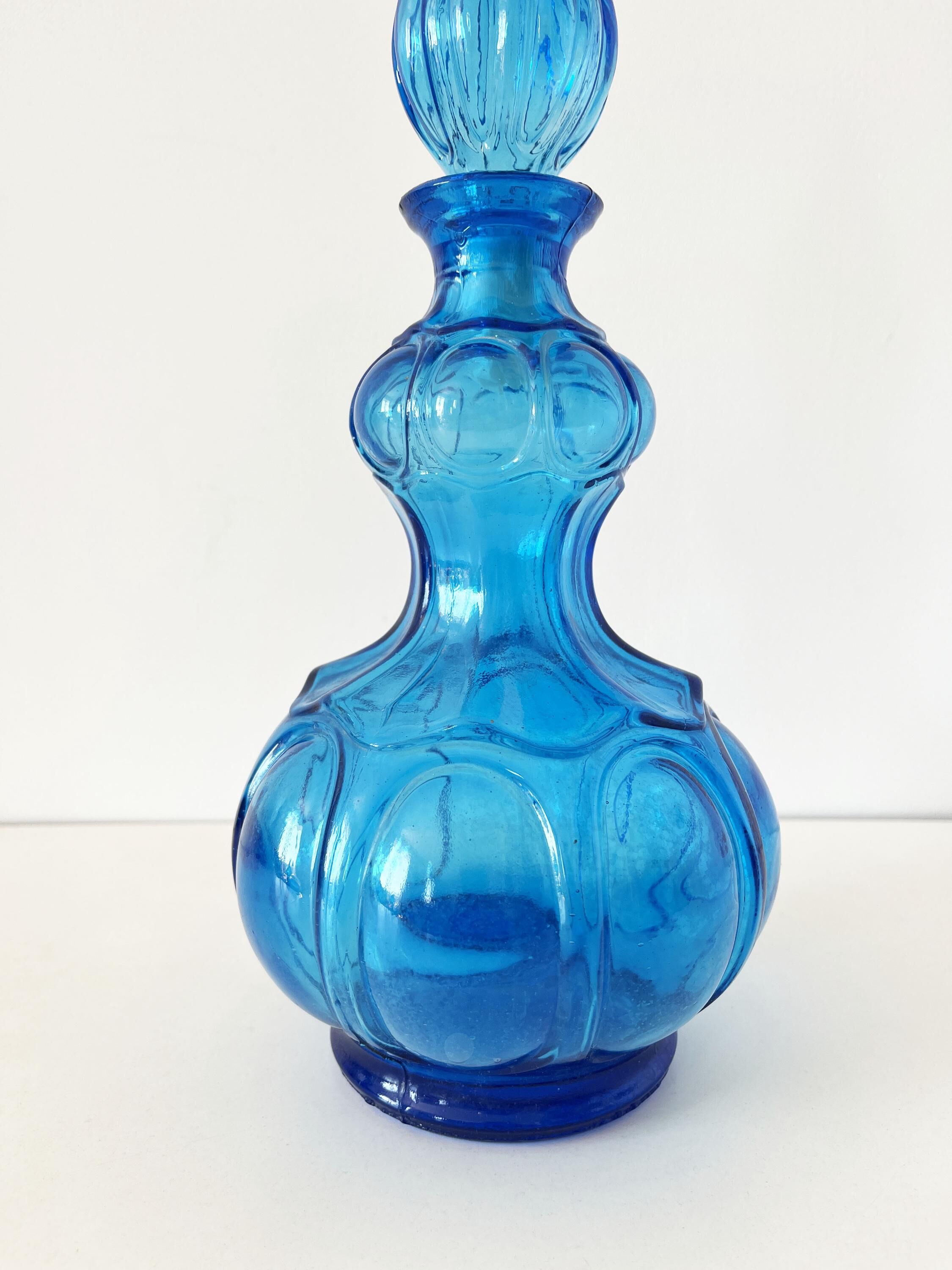 Blue Empoli Italian Carafe