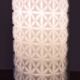 Mazda opal glass lamp with patterns