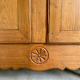 Armoire de mariage en chêne, XIXème